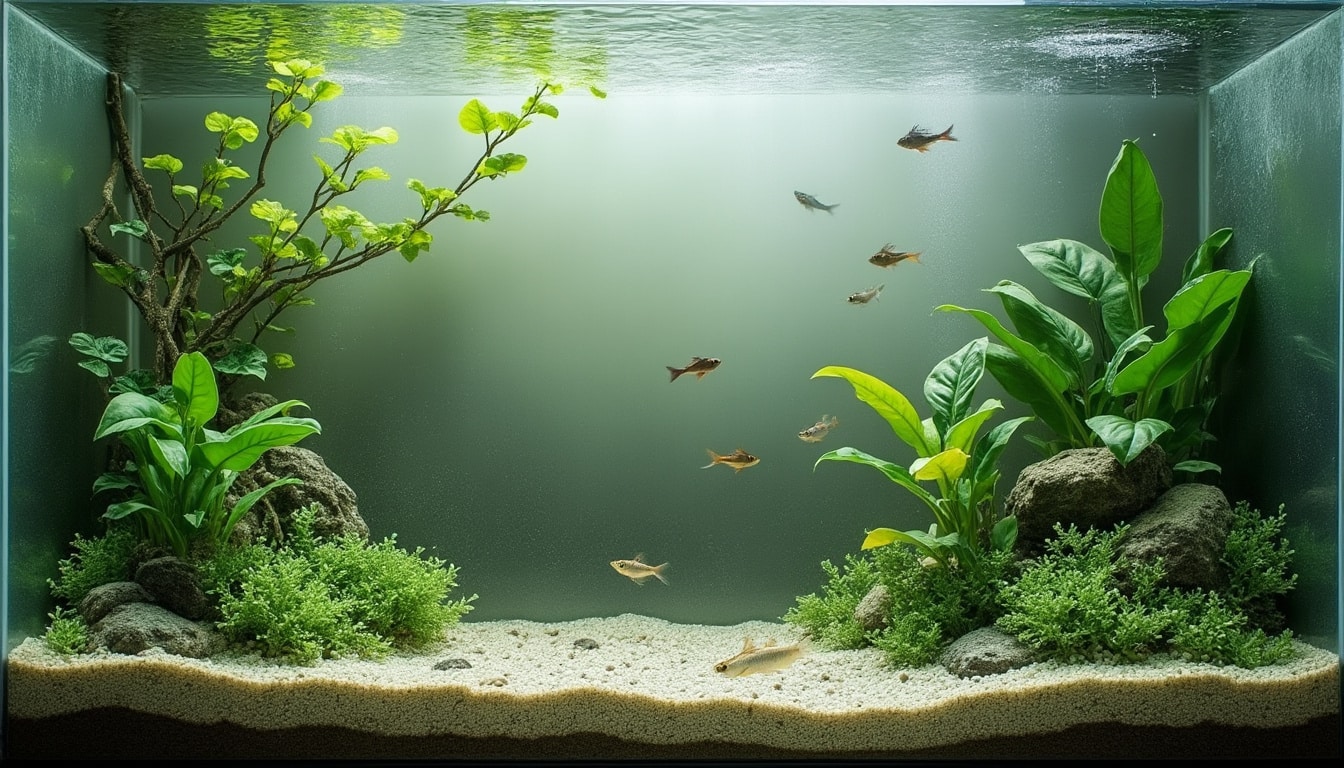 Aquarium eau trouble au bout de 2 jours : à regarder avant