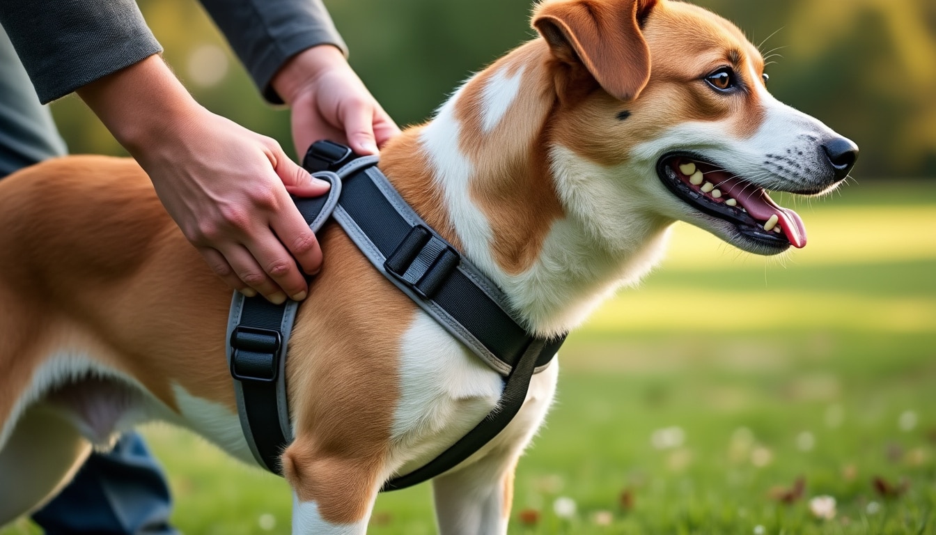 Comment mettre le harnais pour chien ?