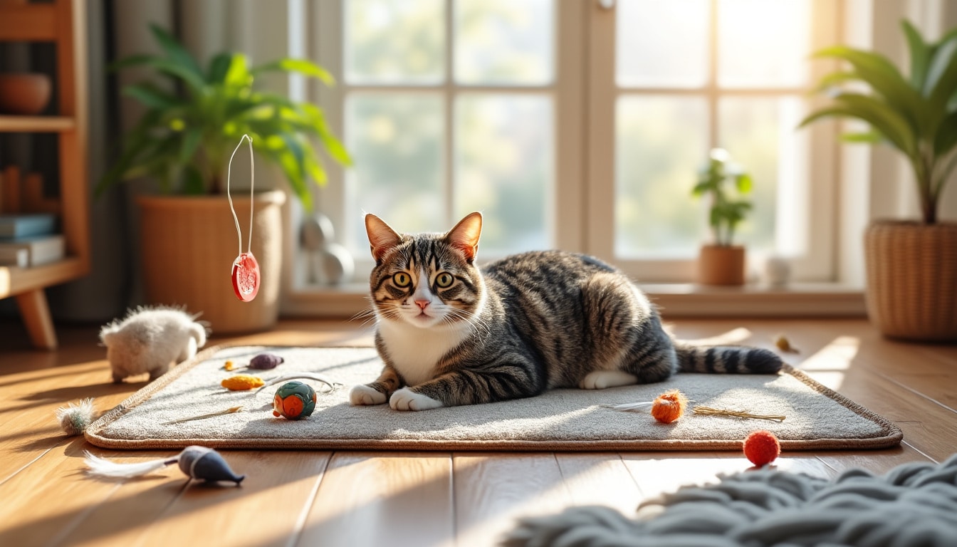 Tapis de jeu pour chat : bien dimensionner selon la taille et l&rsquo;âge