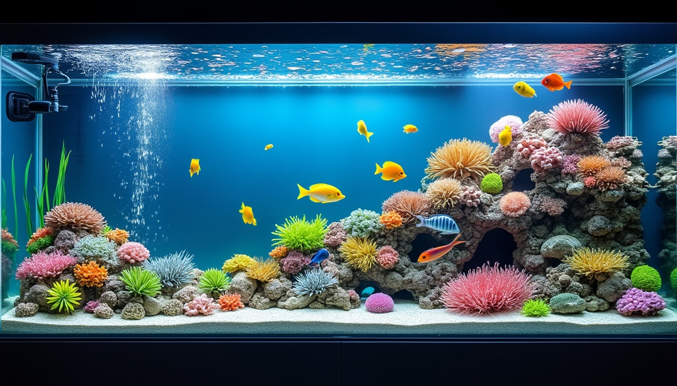 Aquarium eau de mer débutant : la progression conseillée