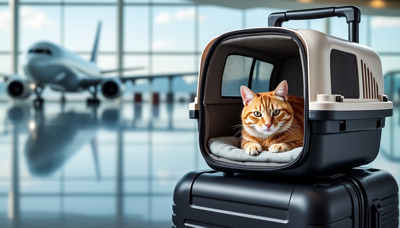 Caisse de transport pour chat : les critères pour prendre l&rsquo;avion