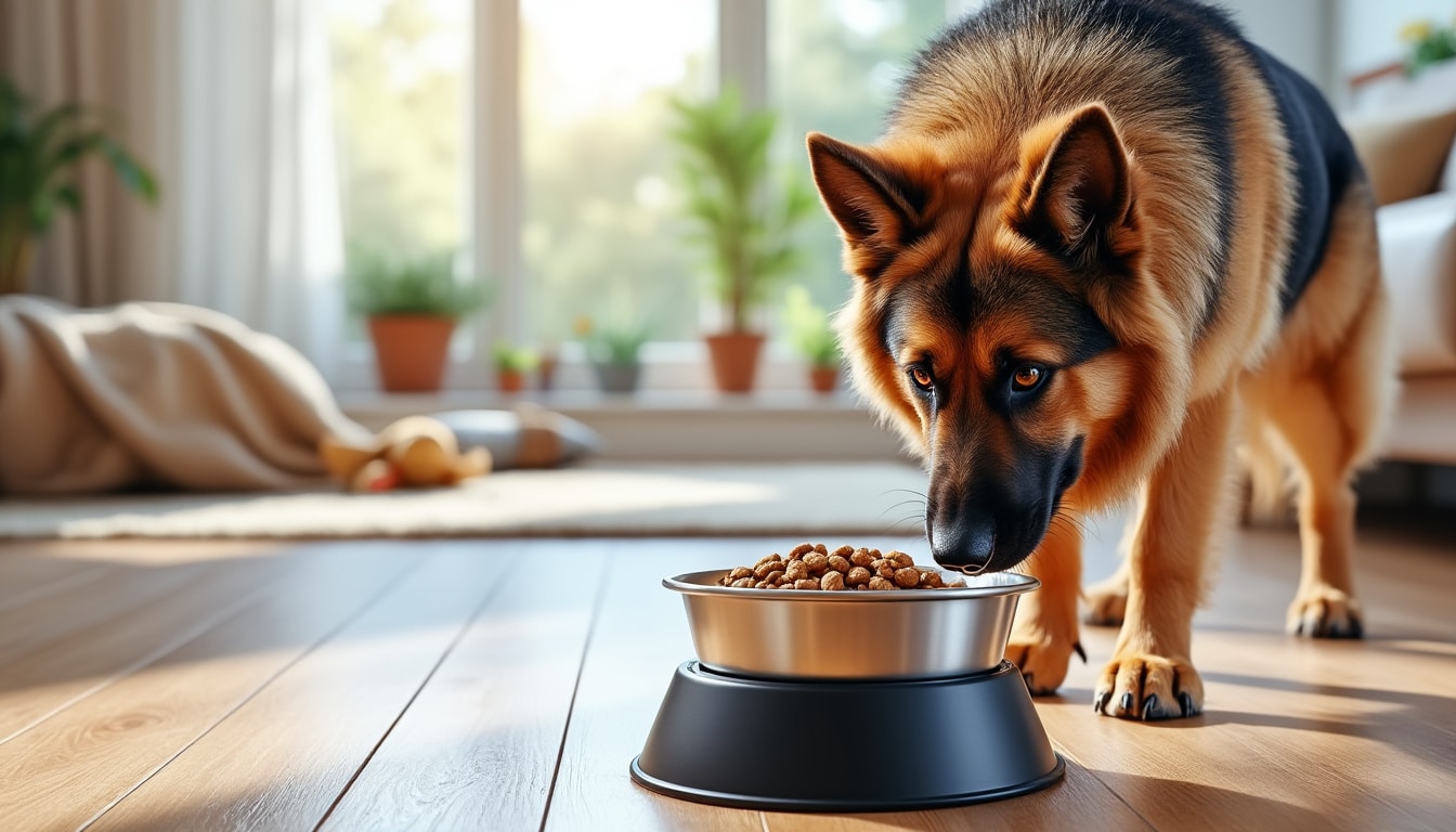 Gamelle surélevée pour grand chien : dans quels cas la choisir