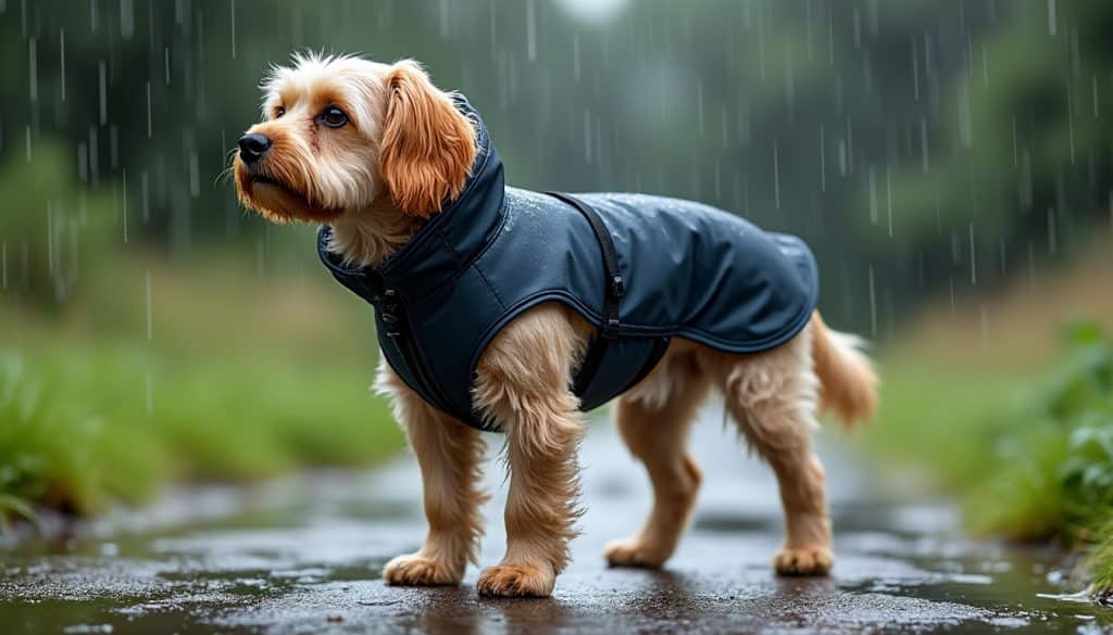 Manteau imperméable pour chien : bien choisir la taille